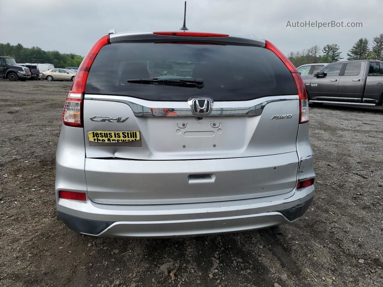 2015 Honda Cr-v Exl Silver vin: 2HKRM4H76FH629908