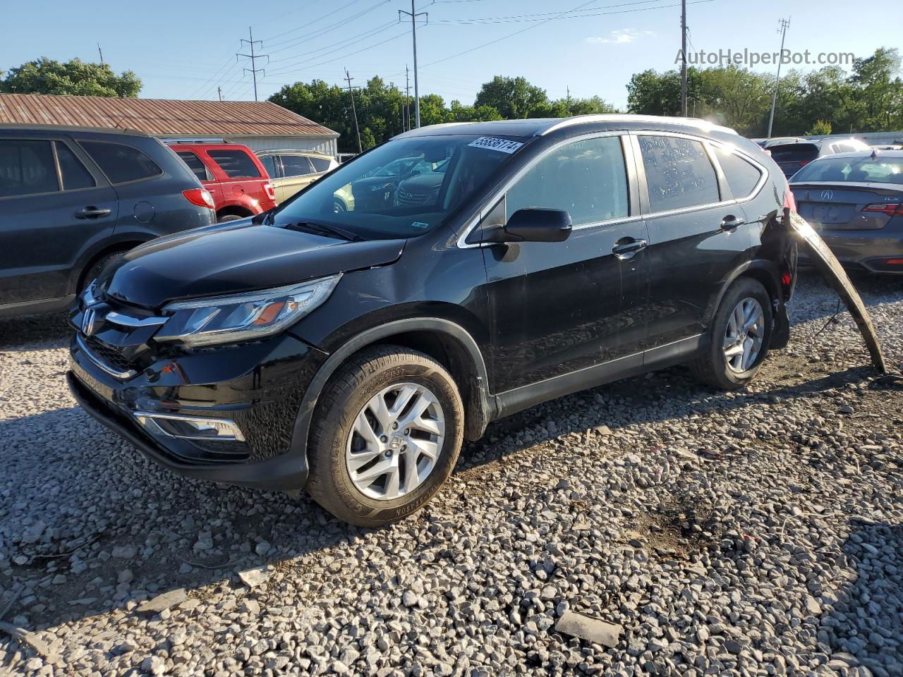 2016 Honda Cr-v Exl Black vin: 2HKRM4H76GH696851