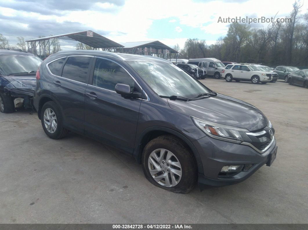 2016 Honda Cr-v Ex-l Gray vin: 2HKRM4H76GH719643