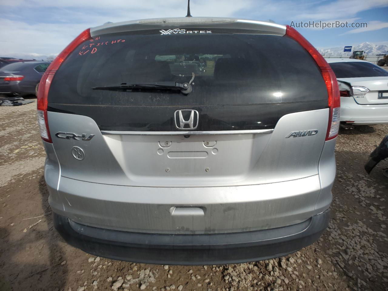 2012 Honda Cr-v Exl Silver vin: 2HKRM4H77CH612210