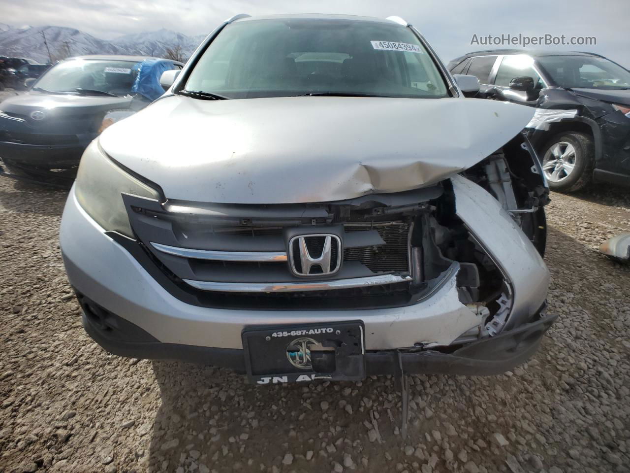 2012 Honda Cr-v Exl Silver vin: 2HKRM4H77CH612210