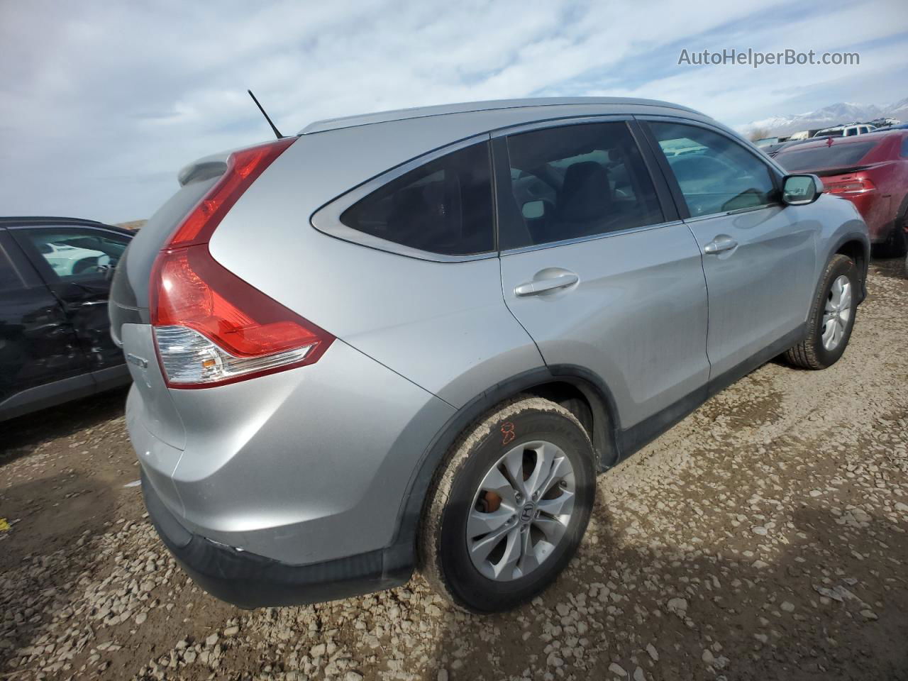 2012 Honda Cr-v Exl Silver vin: 2HKRM4H77CH612210