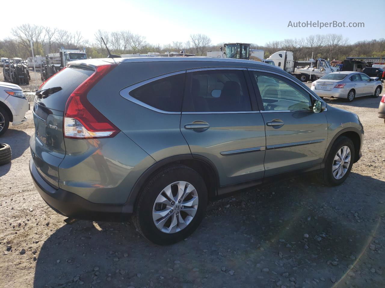 2012 Honda Cr-v Exl Синий vin: 2HKRM4H77CH630920