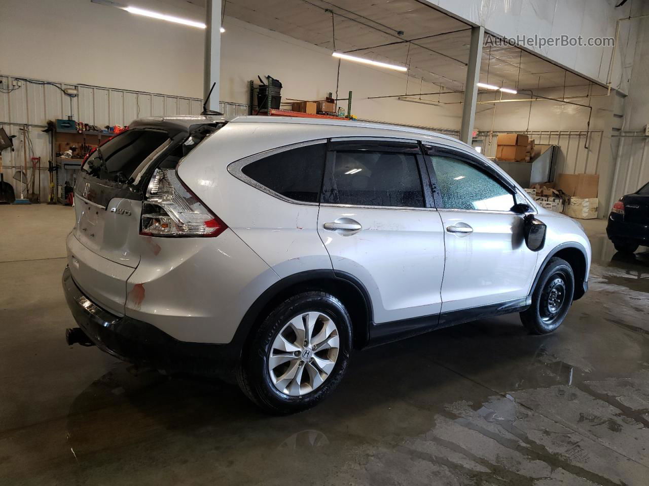 2013 Honda Cr-v Exl Silver vin: 2HKRM4H77DH617442