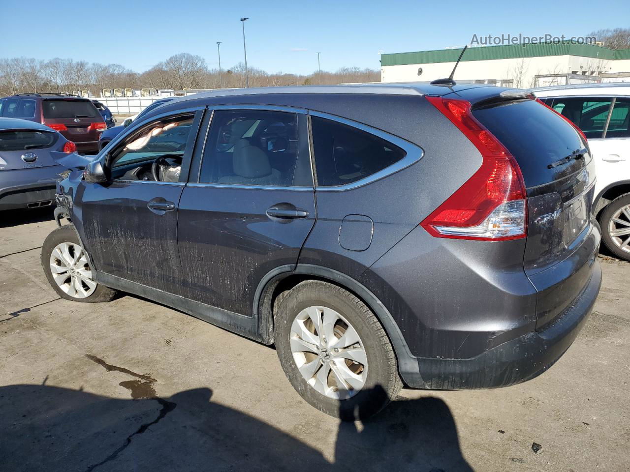 2013 Honda Cr-v Exl Gray vin: 2HKRM4H77DH622043