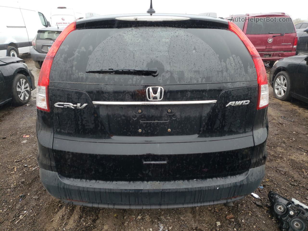 2013 Honda Cr-v Exl Black vin: 2HKRM4H77DH638484