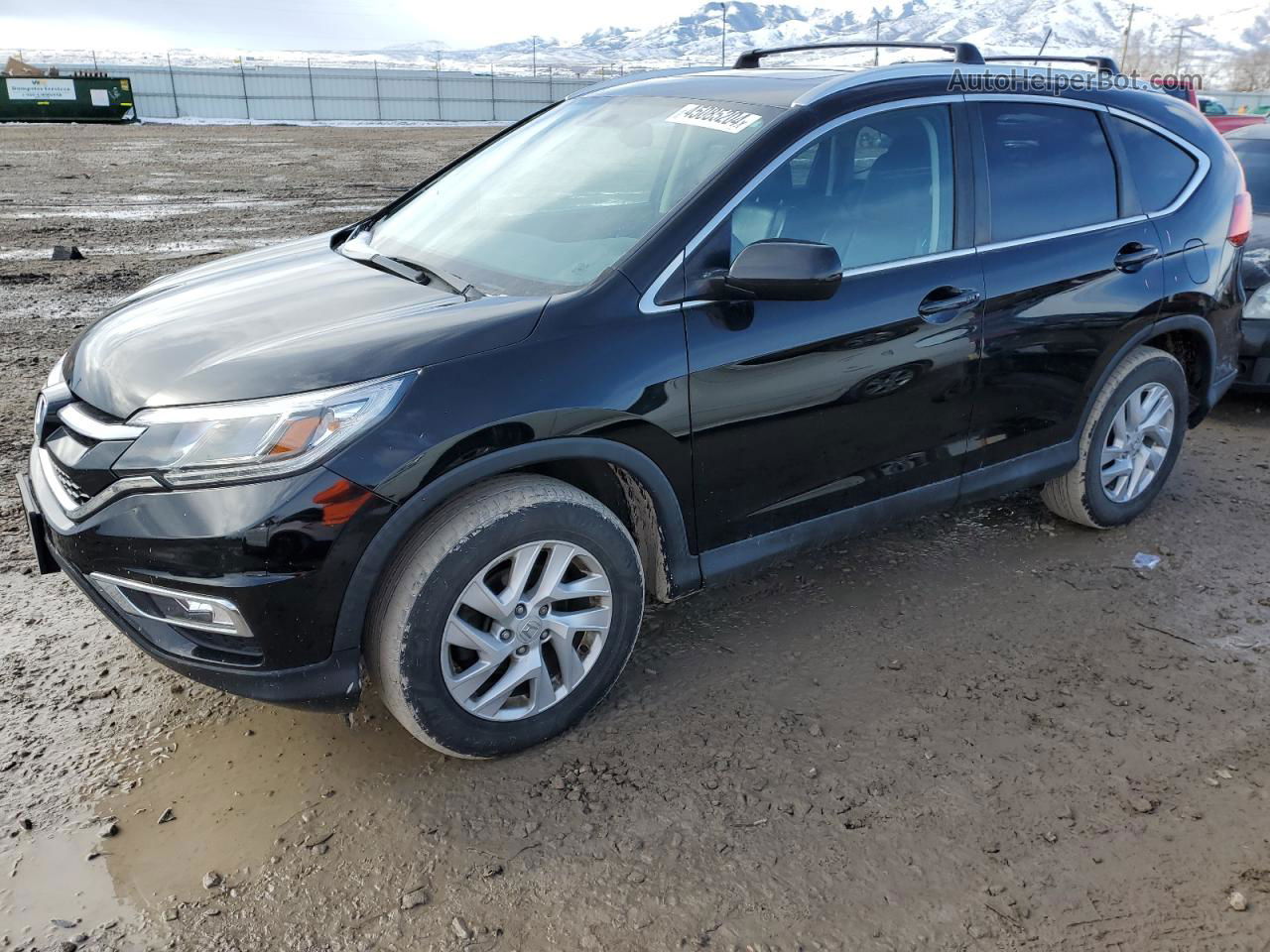 2015 Honda Cr-v Exl Black vin: 2HKRM4H77FH636513