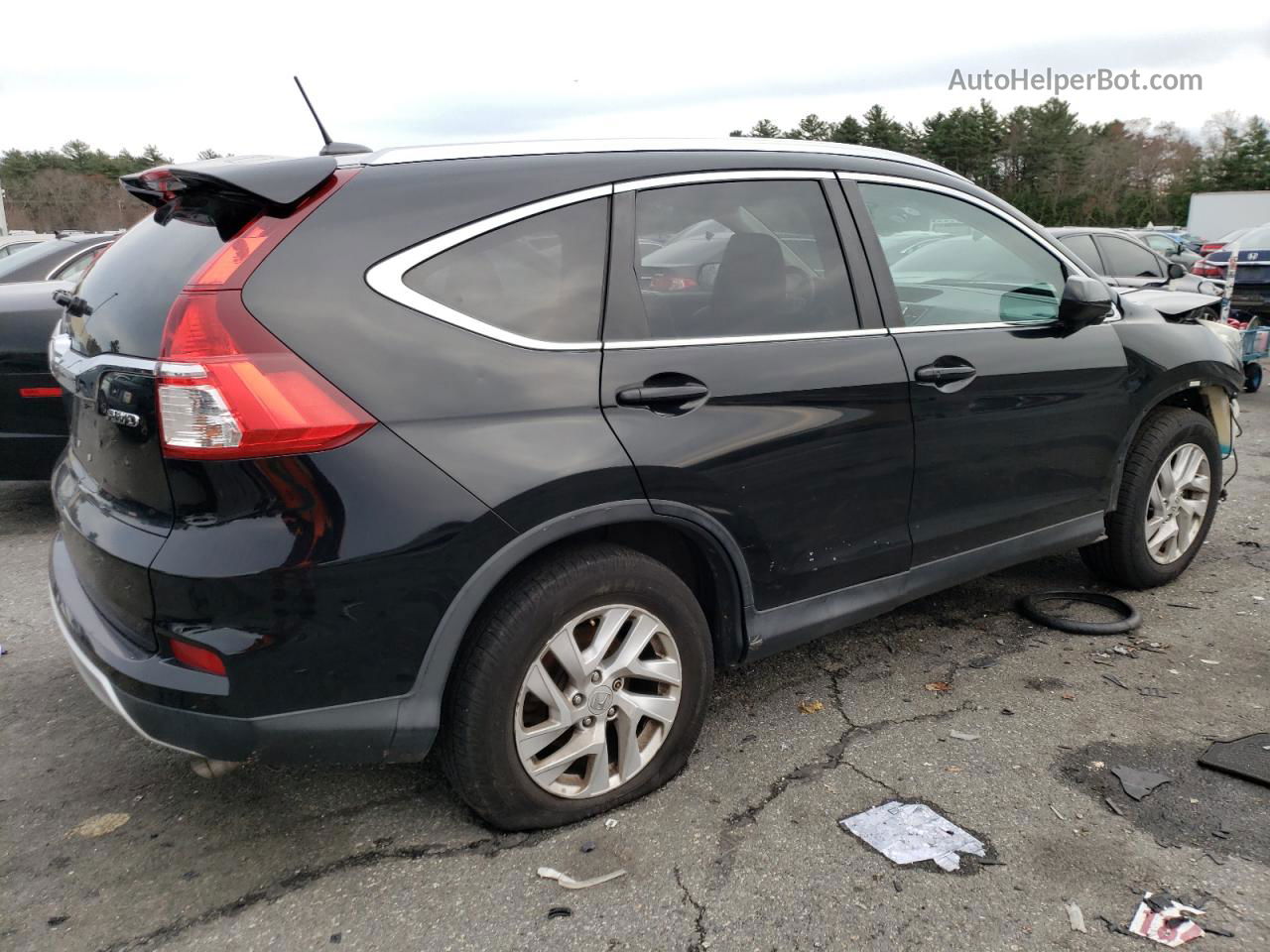 2015 Honda Cr-v Exl Black vin: 2HKRM4H77FH643171