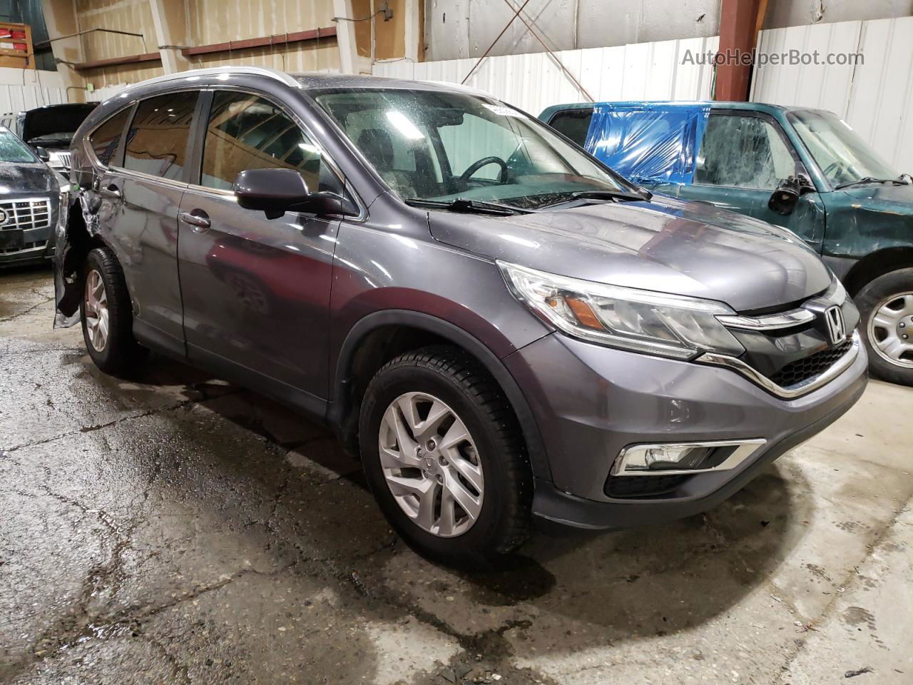 2016 Honda Cr-v Exl Gray vin: 2HKRM4H77GH621687