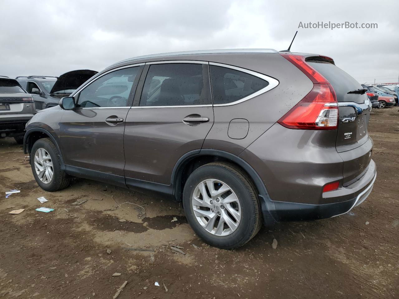 2016 Honda Cr-v Exl Brown vin: 2HKRM4H77GH678505