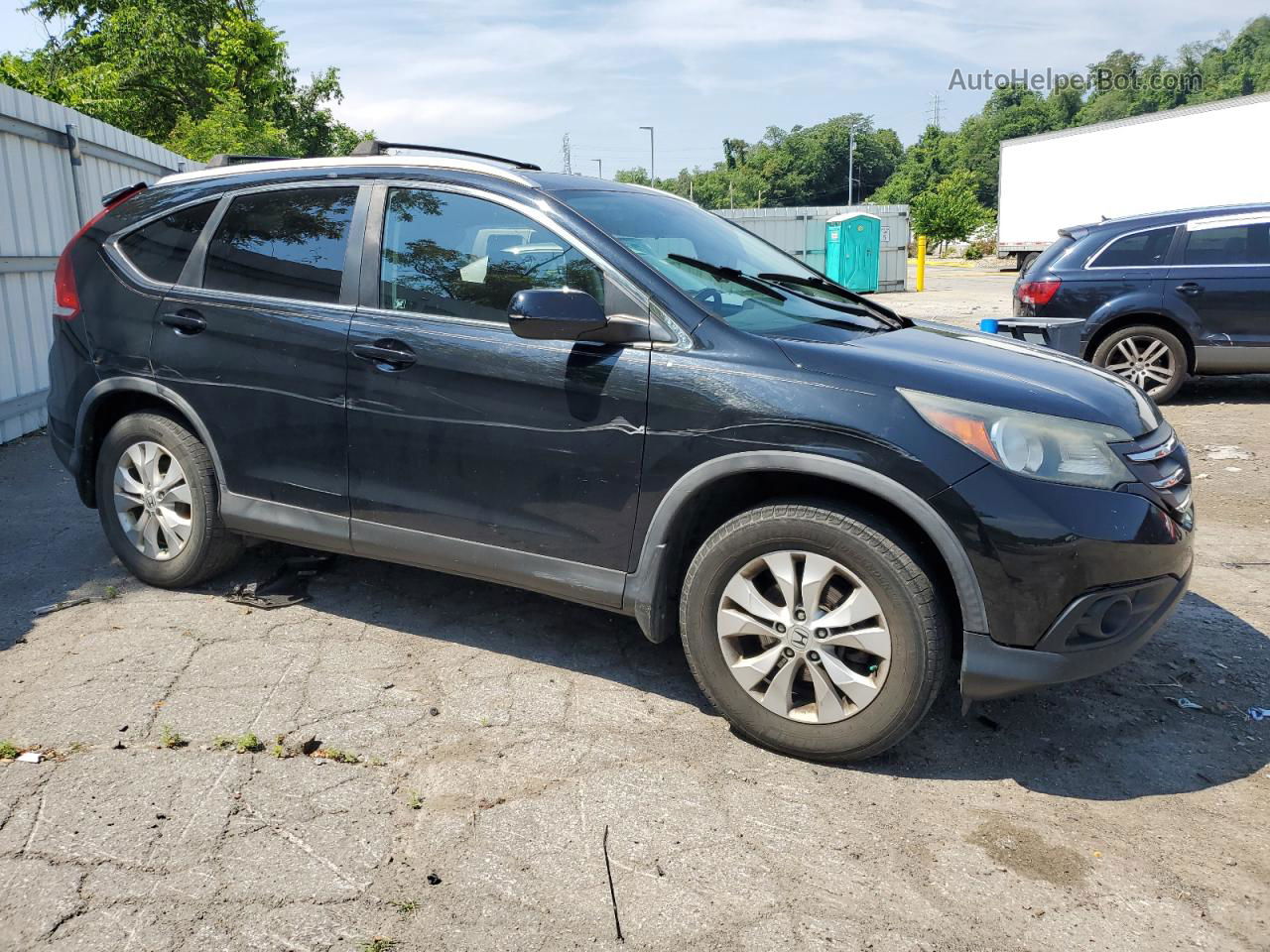 2012 Honda Cr-v Exl Черный vin: 2HKRM4H78CH600907