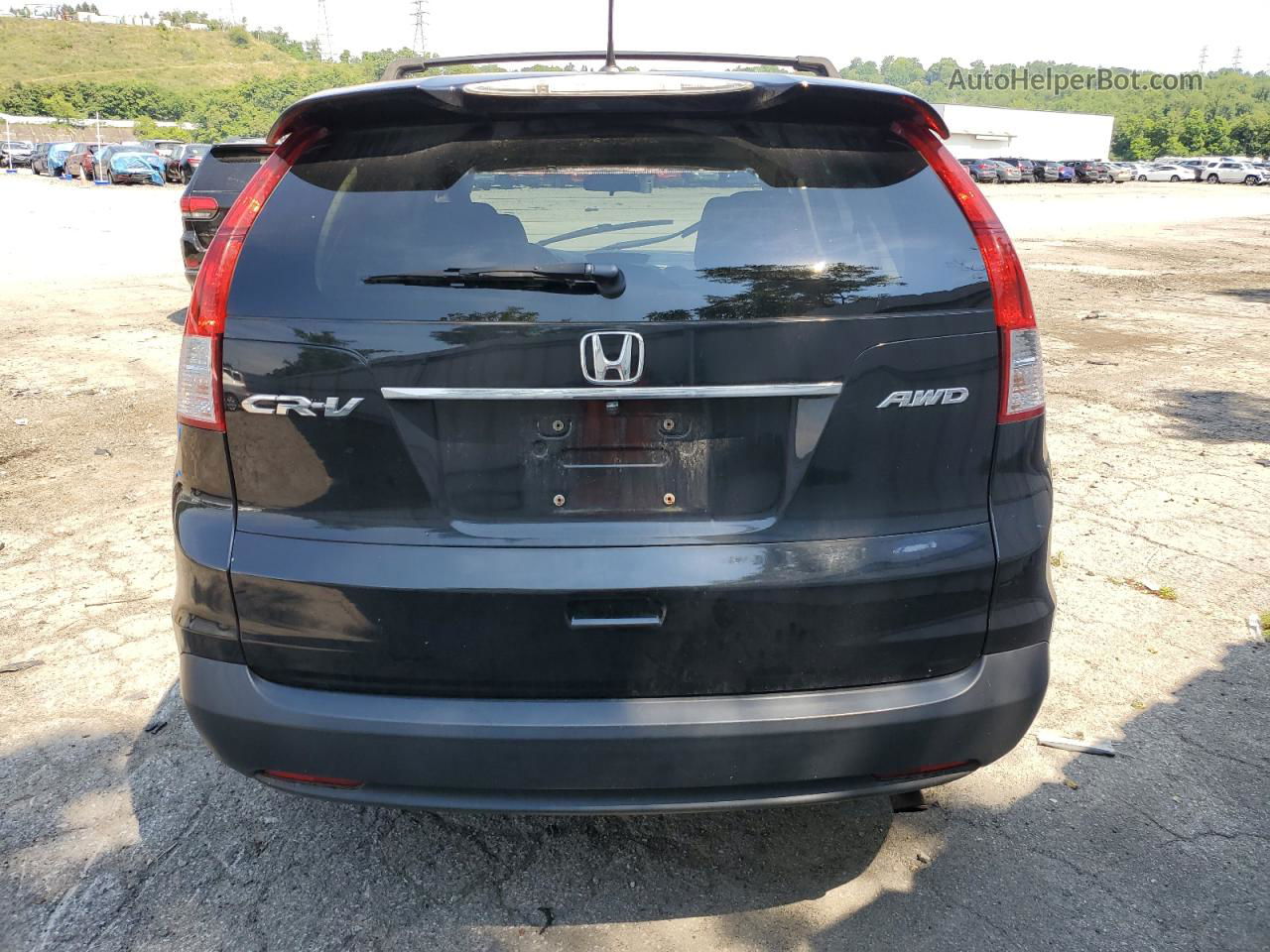 2012 Honda Cr-v Exl Черный vin: 2HKRM4H78CH600907