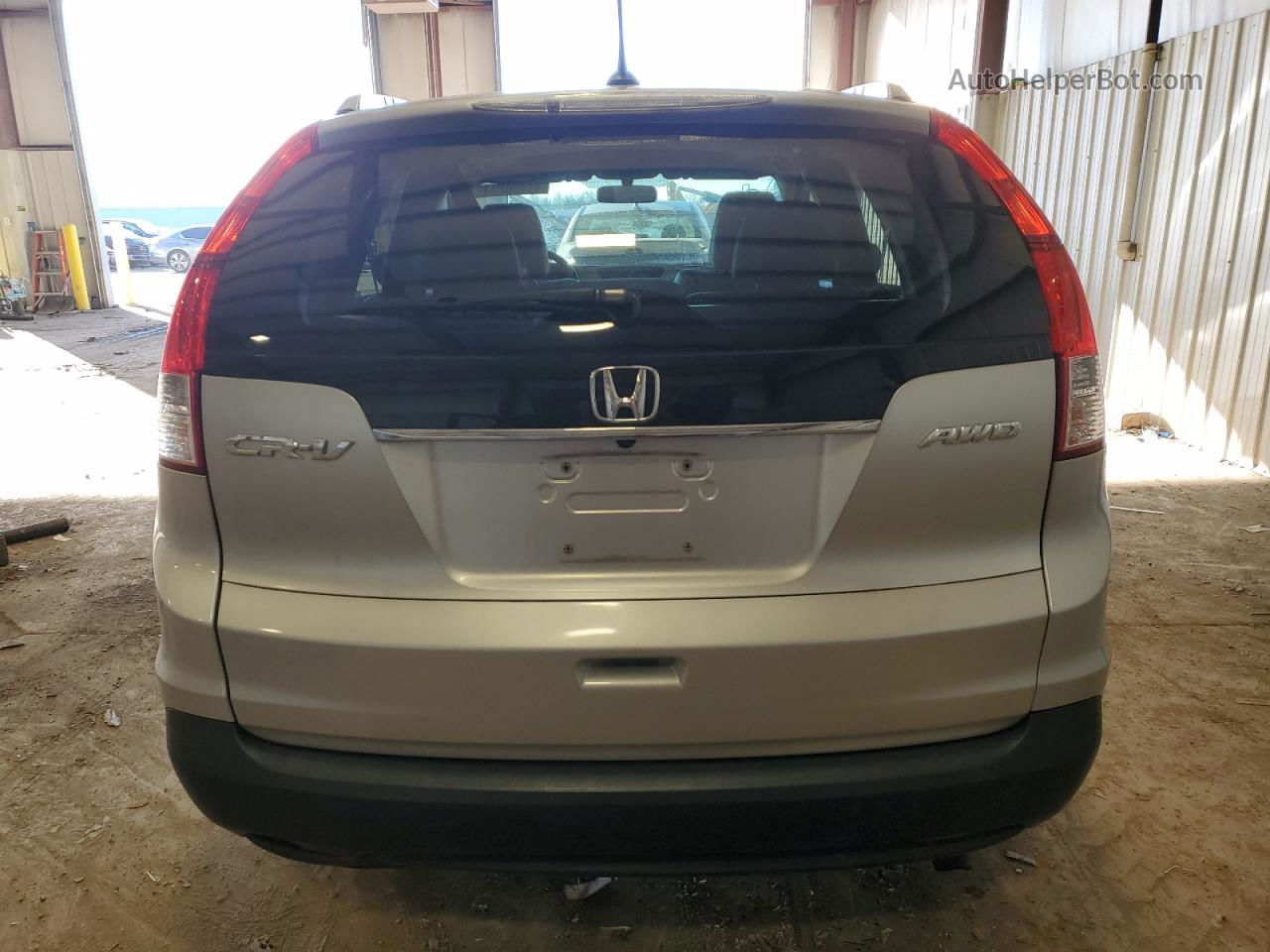 2012 Honda Cr-v Exl Silver vin: 2HKRM4H78CH604939