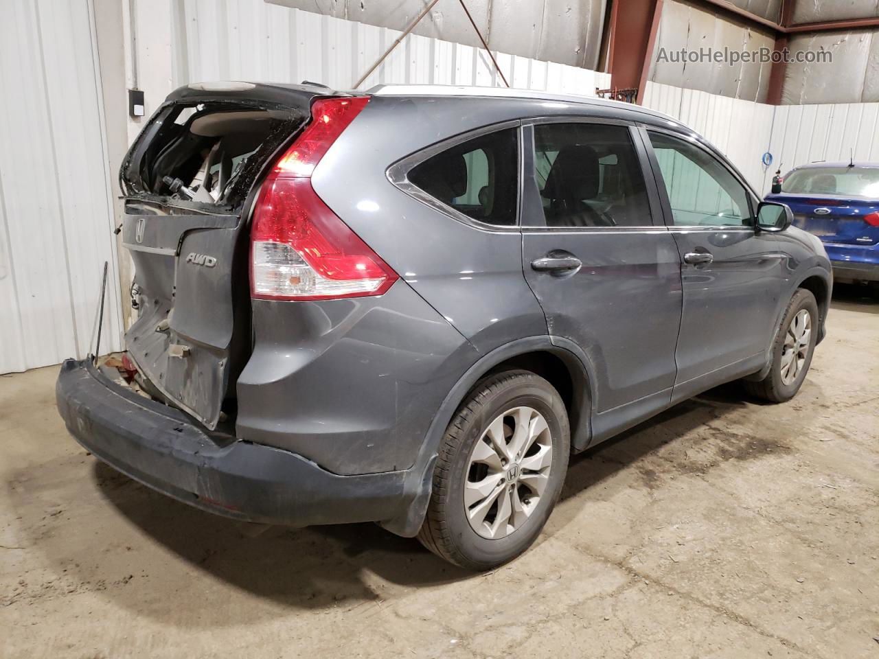 2013 Honda Cr-v Exl Gray vin: 2HKRM4H78DH657481