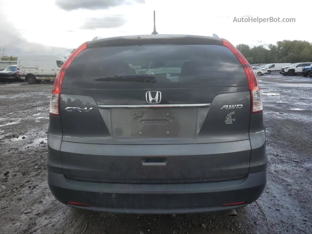 2013 Honda Cr-v Exl Gray vin: 2HKRM4H78DH664947