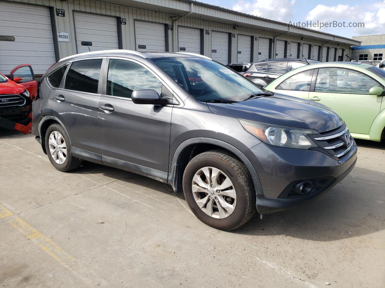 2013 Honda Cr-v Exl Silver vin: 2HKRM4H78DH668769