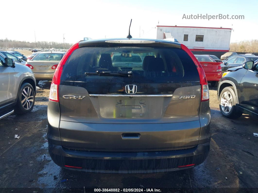 2013 Honda Cr-v Ex-l Gray vin: 2HKRM4H78DH684227