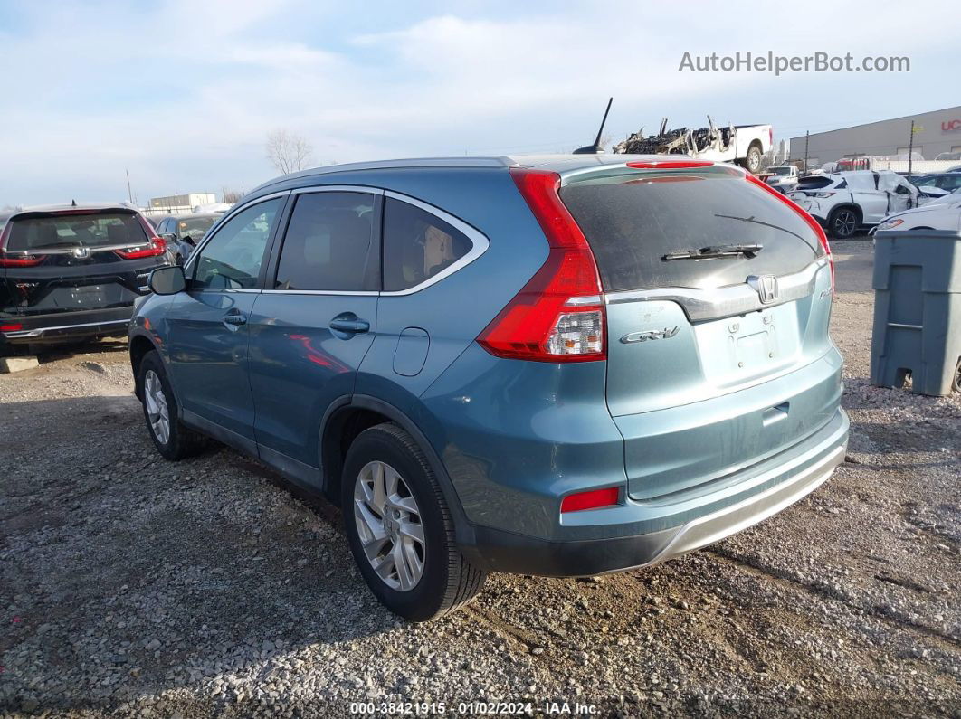 2016 Honda Cr-v Ex-l Blue vin: 2HKRM4H78GH625490