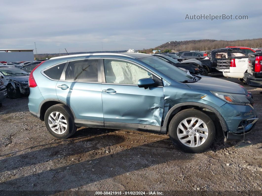 2016 Honda Cr-v Ex-l Blue vin: 2HKRM4H78GH625490