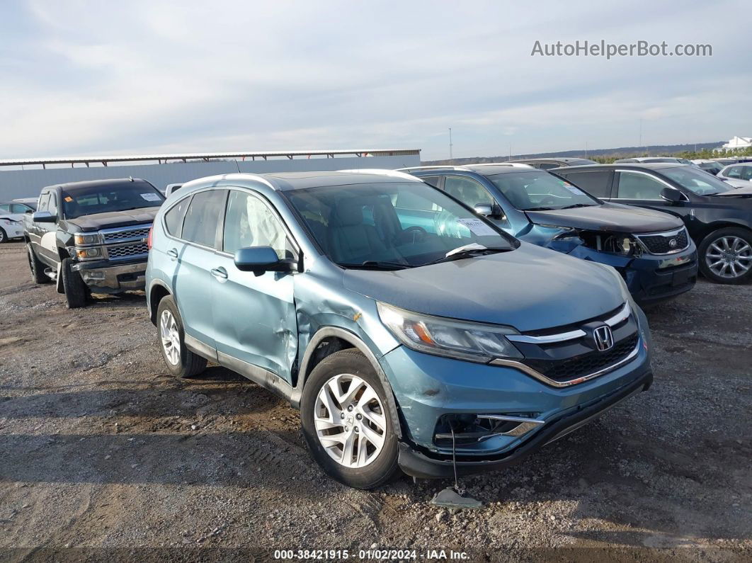 2016 Honda Cr-v Ex-l Blue vin: 2HKRM4H78GH625490