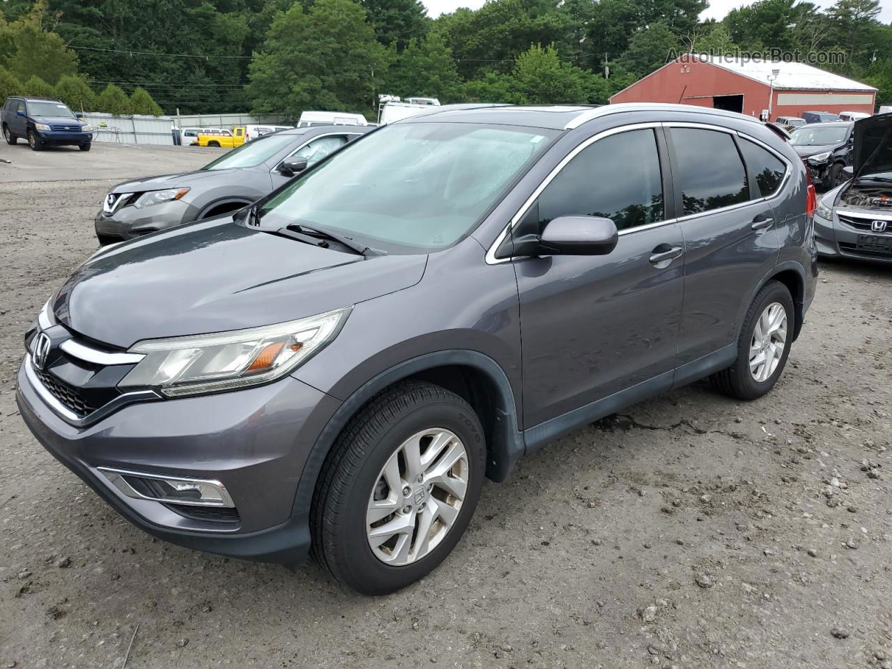 2016 Honda Cr-v Exl Gray vin: 2HKRM4H78GH715626