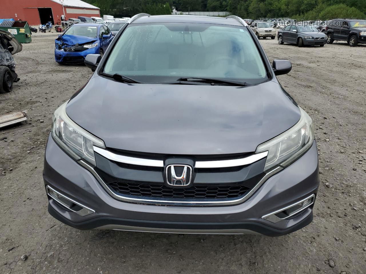 2016 Honda Cr-v Exl Gray vin: 2HKRM4H78GH715626