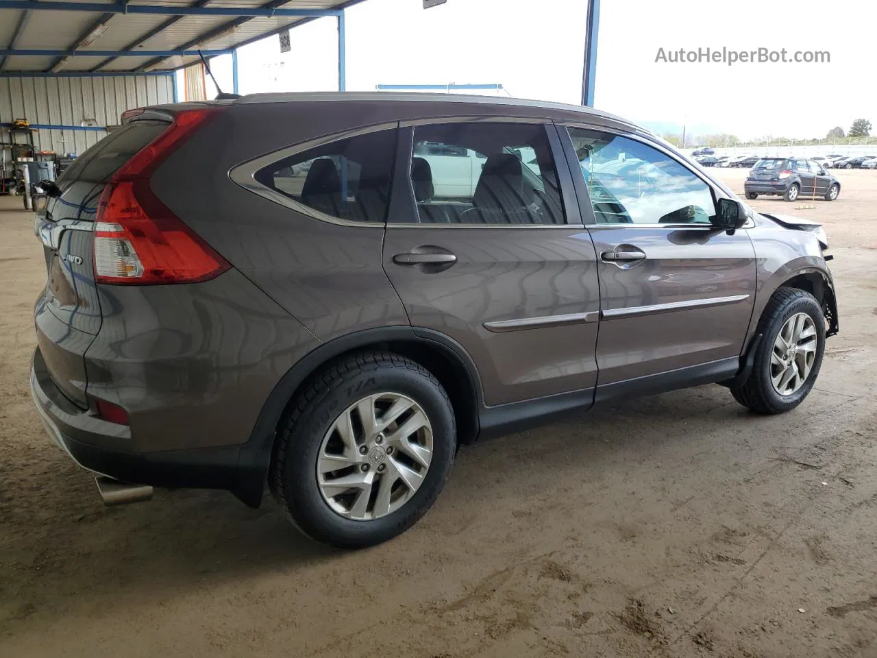 2015 Honda Cr-v Exl Brown vin: 2HKRM4H79FH617073