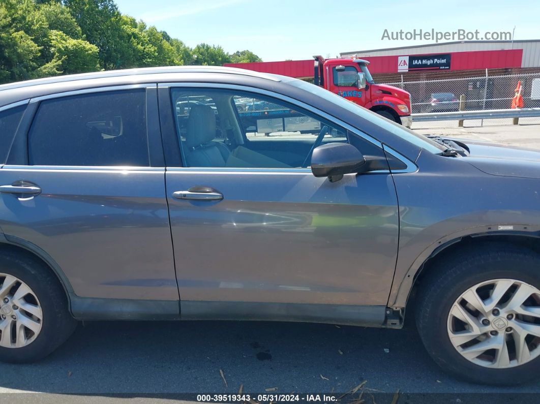 2015 Honda Cr-v Ex-l Gray vin: 2HKRM4H79FH631295