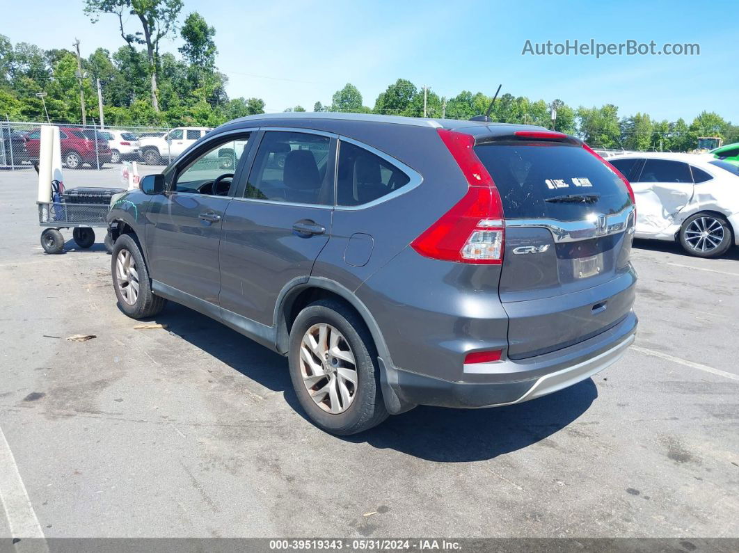 2015 Honda Cr-v Ex-l Gray vin: 2HKRM4H79FH631295