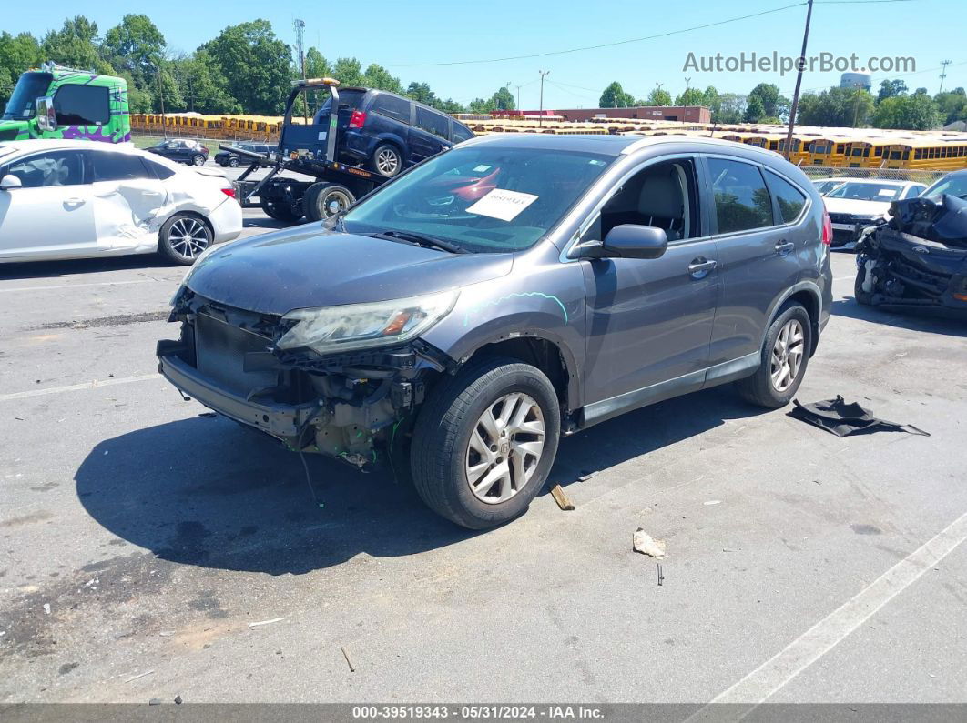 2015 Honda Cr-v Ex-l Gray vin: 2HKRM4H79FH631295