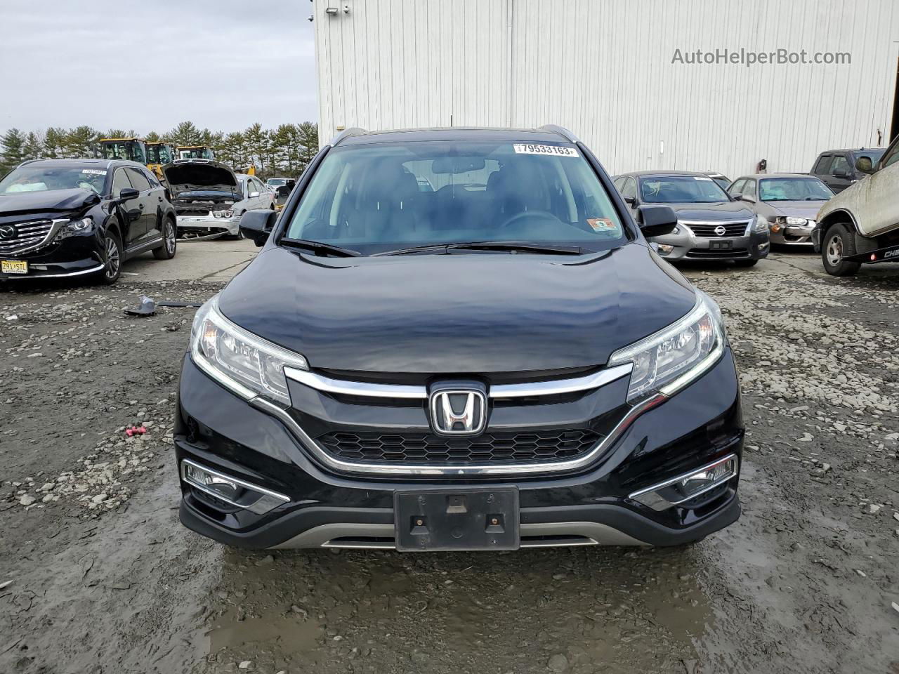 2015 Honda Cr-v Exl Черный vin: 2HKRM4H79FH646654