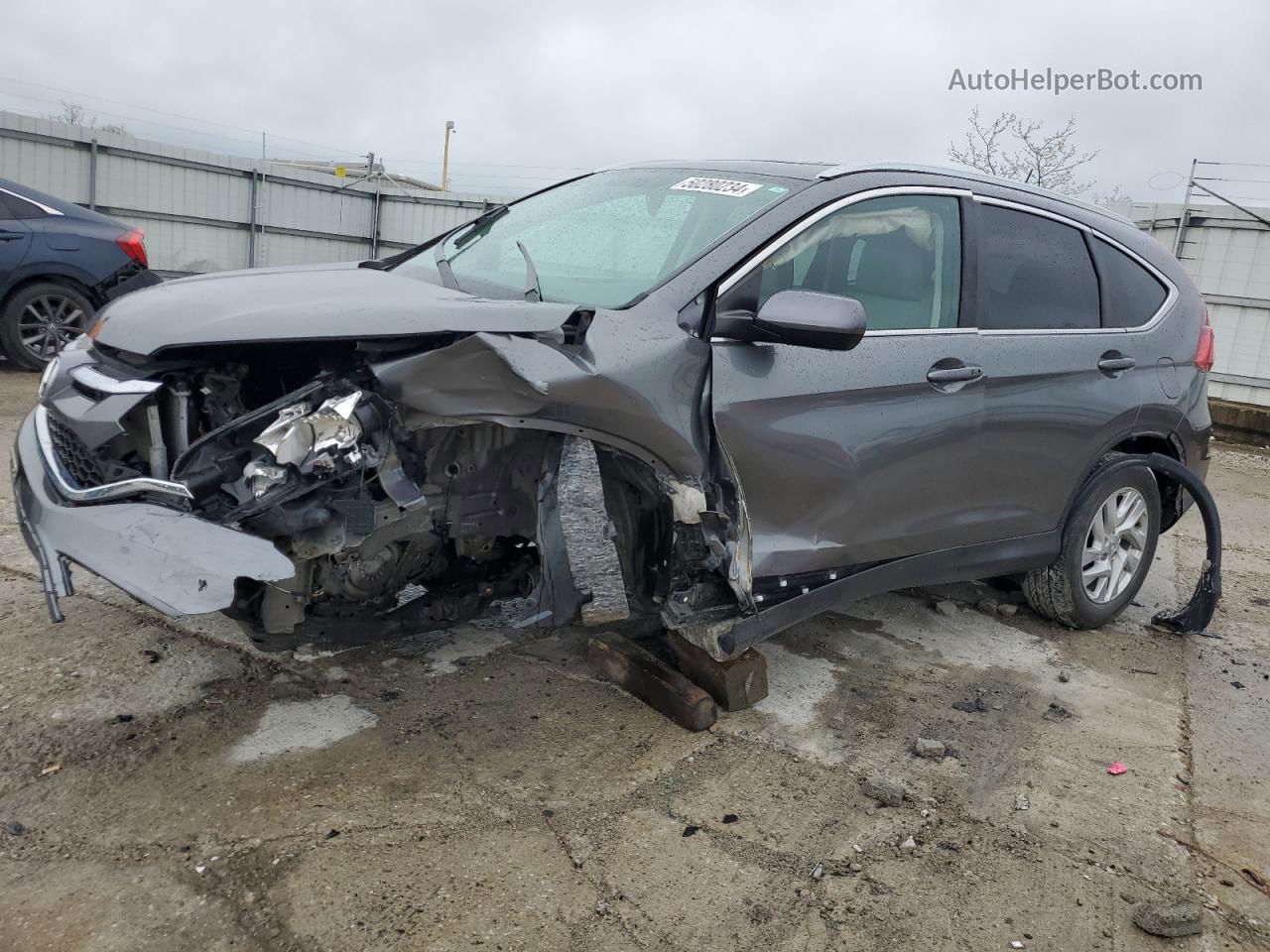 2016 Honda Cr-v Exl Gray vin: 2HKRM4H79GH616880