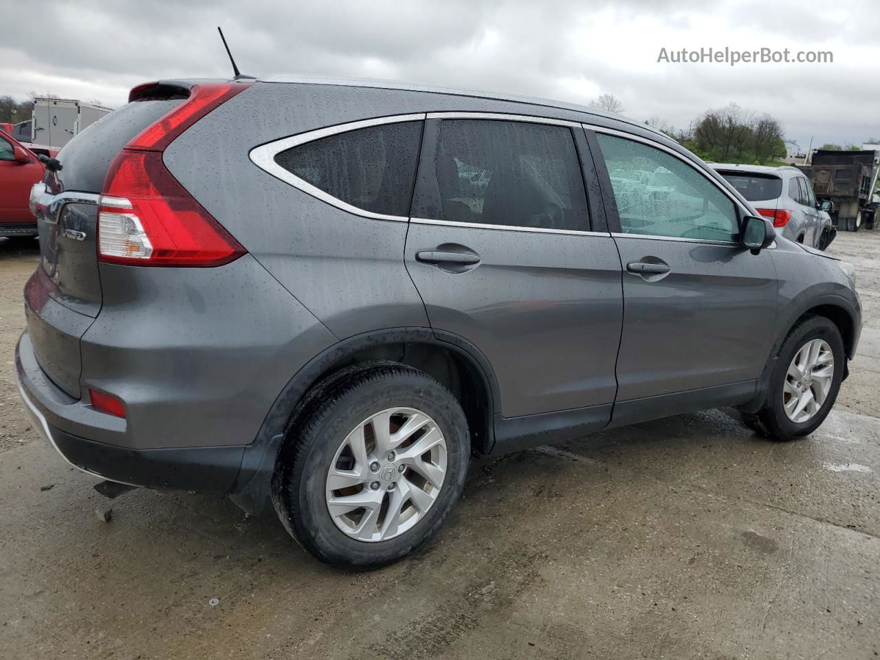 2016 Honda Cr-v Exl Gray vin: 2HKRM4H79GH616880