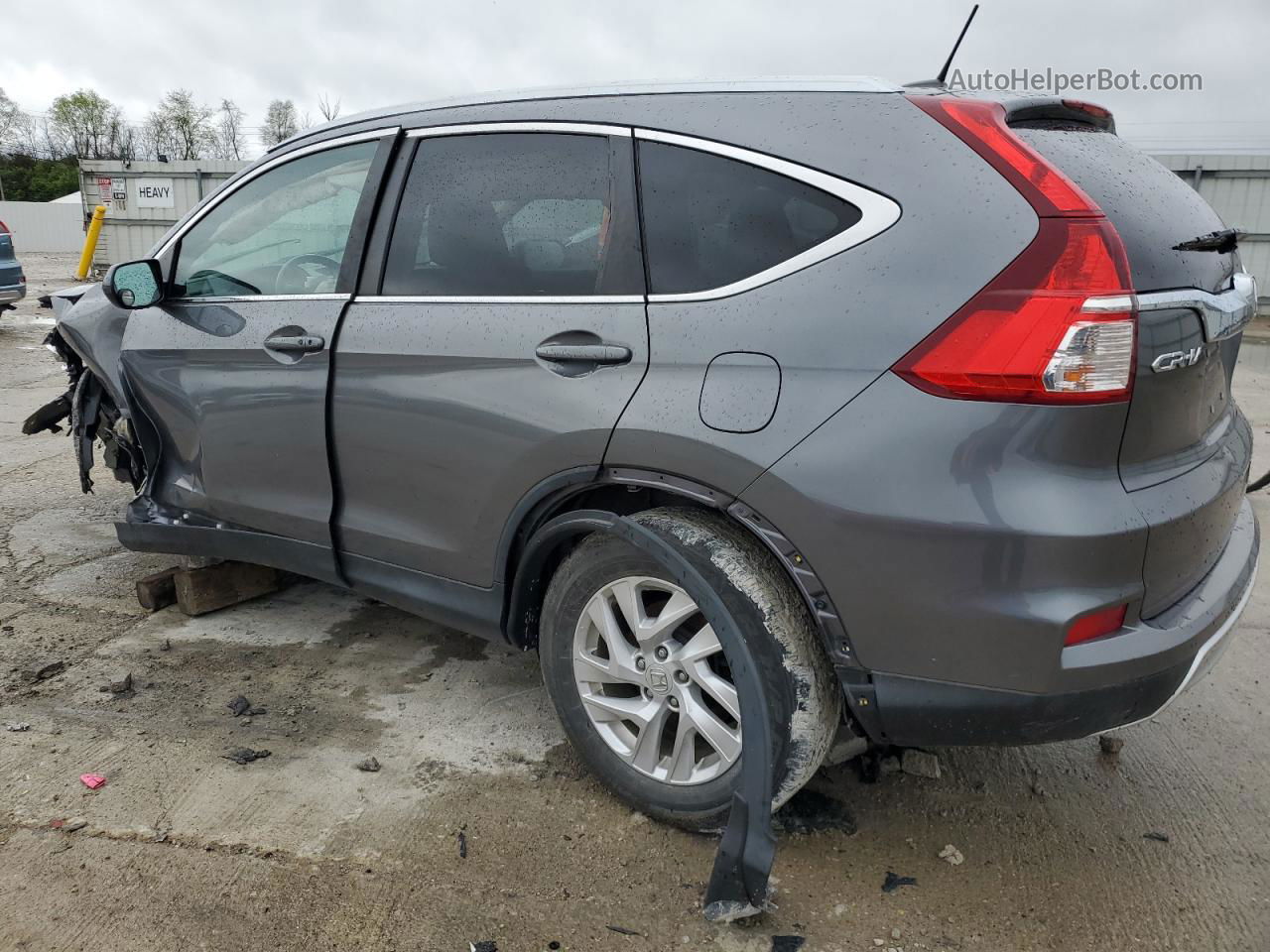 2016 Honda Cr-v Exl Gray vin: 2HKRM4H79GH616880