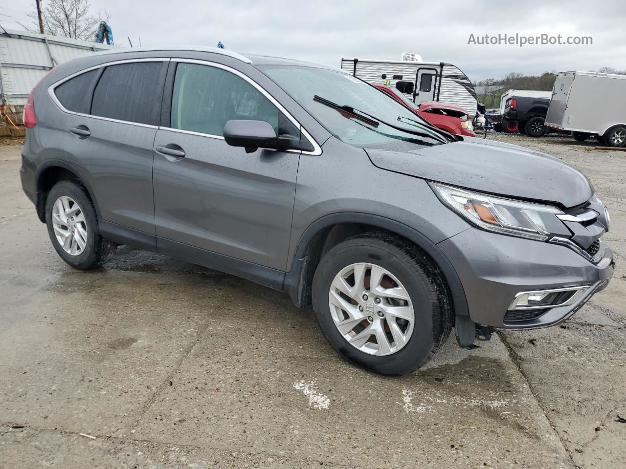 2016 Honda Cr-v Exl Gray vin: 2HKRM4H79GH616880