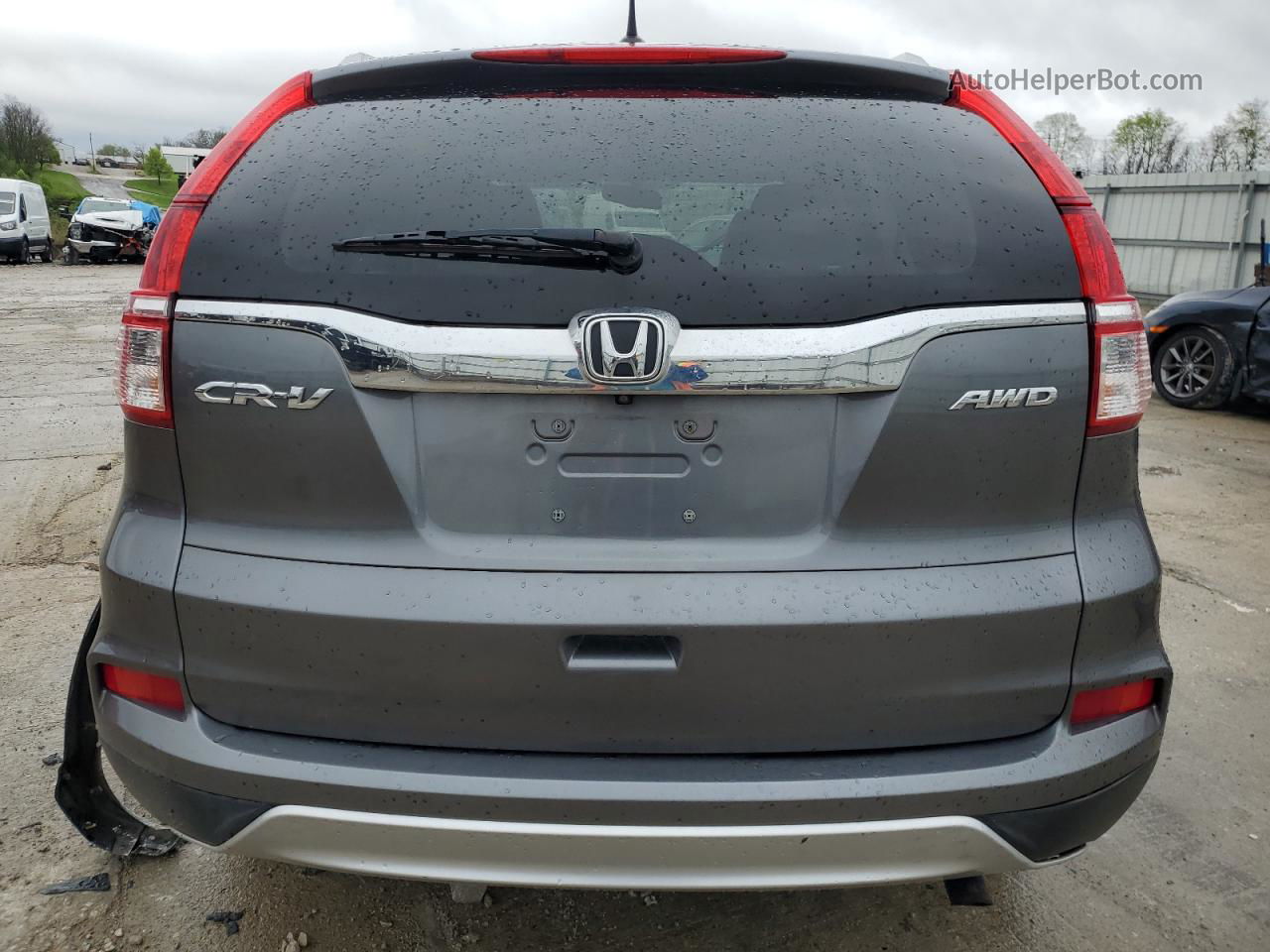 2016 Honda Cr-v Exl Gray vin: 2HKRM4H79GH616880