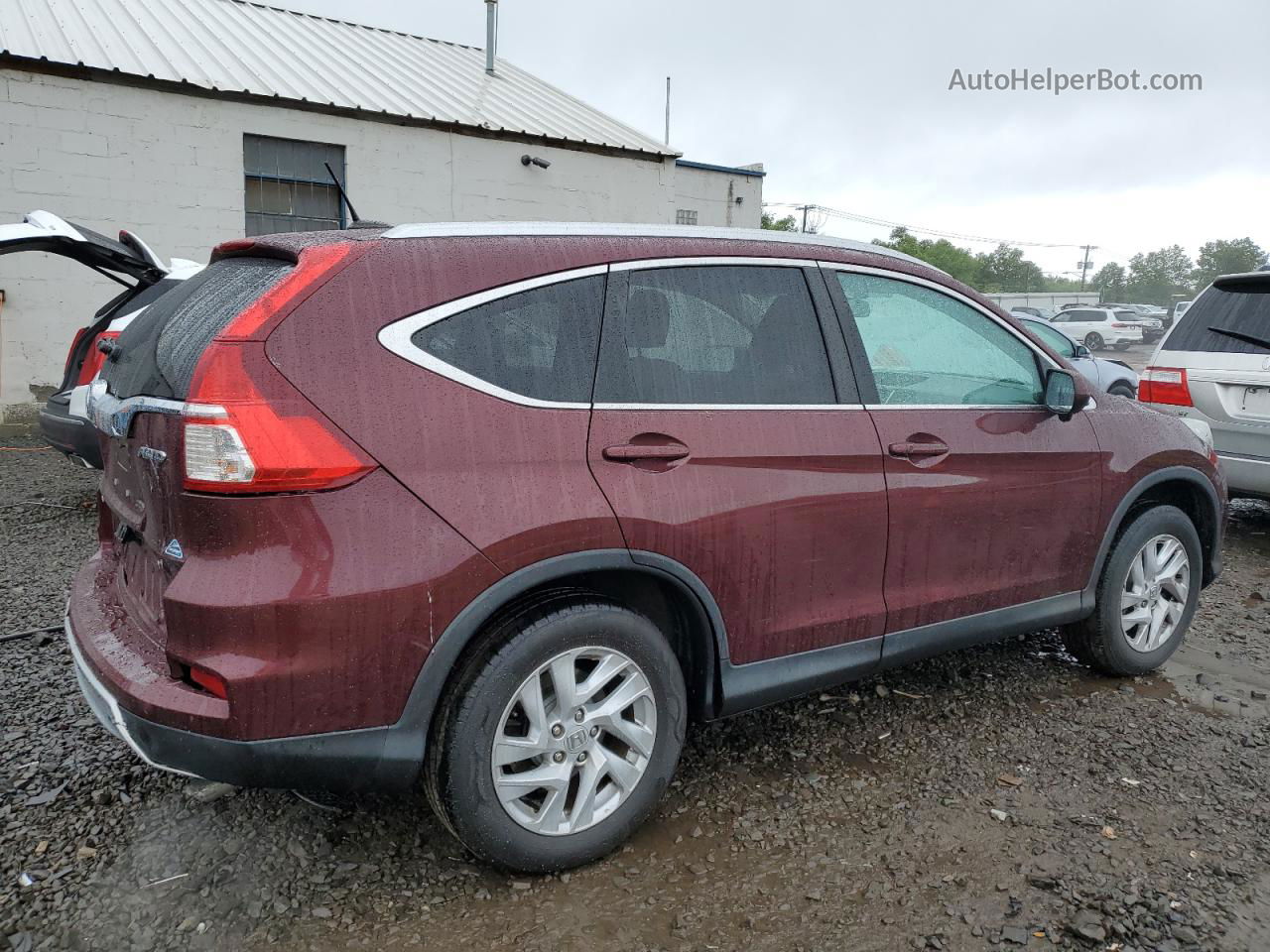 2016 Honda Cr-v Exl Бордовый vin: 2HKRM4H79GH630147