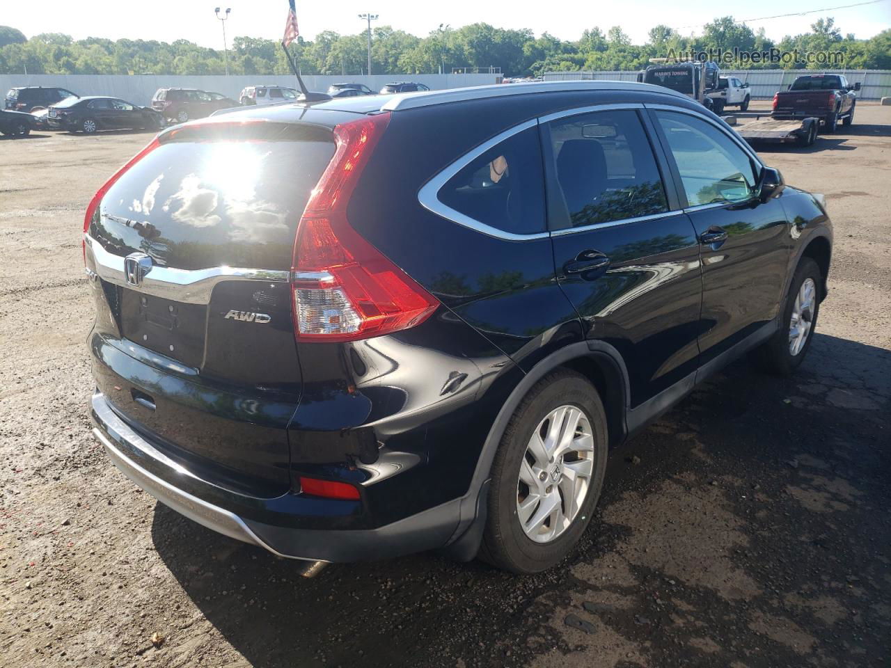 2016 Honda Cr-v Exl Black vin: 2HKRM4H79GH663245