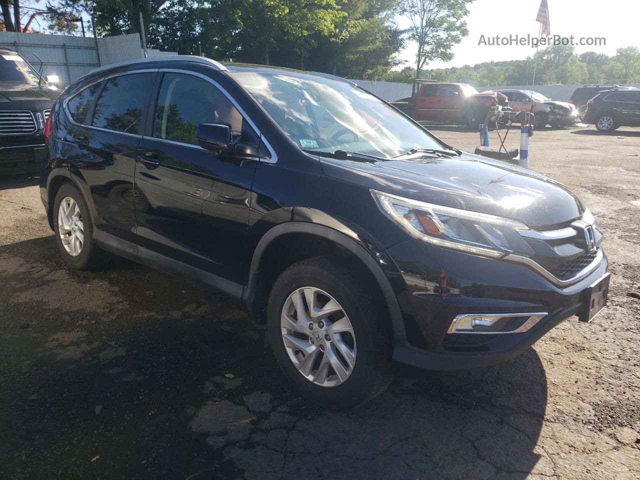 2016 Honda Cr-v Exl Black vin: 2HKRM4H79GH663245