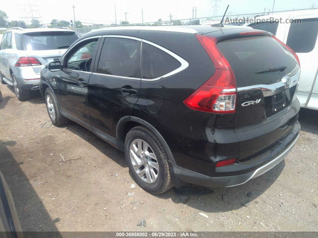 2016 Honda Cr-v Ex-l Black vin: 2HKRM4H79GH686847