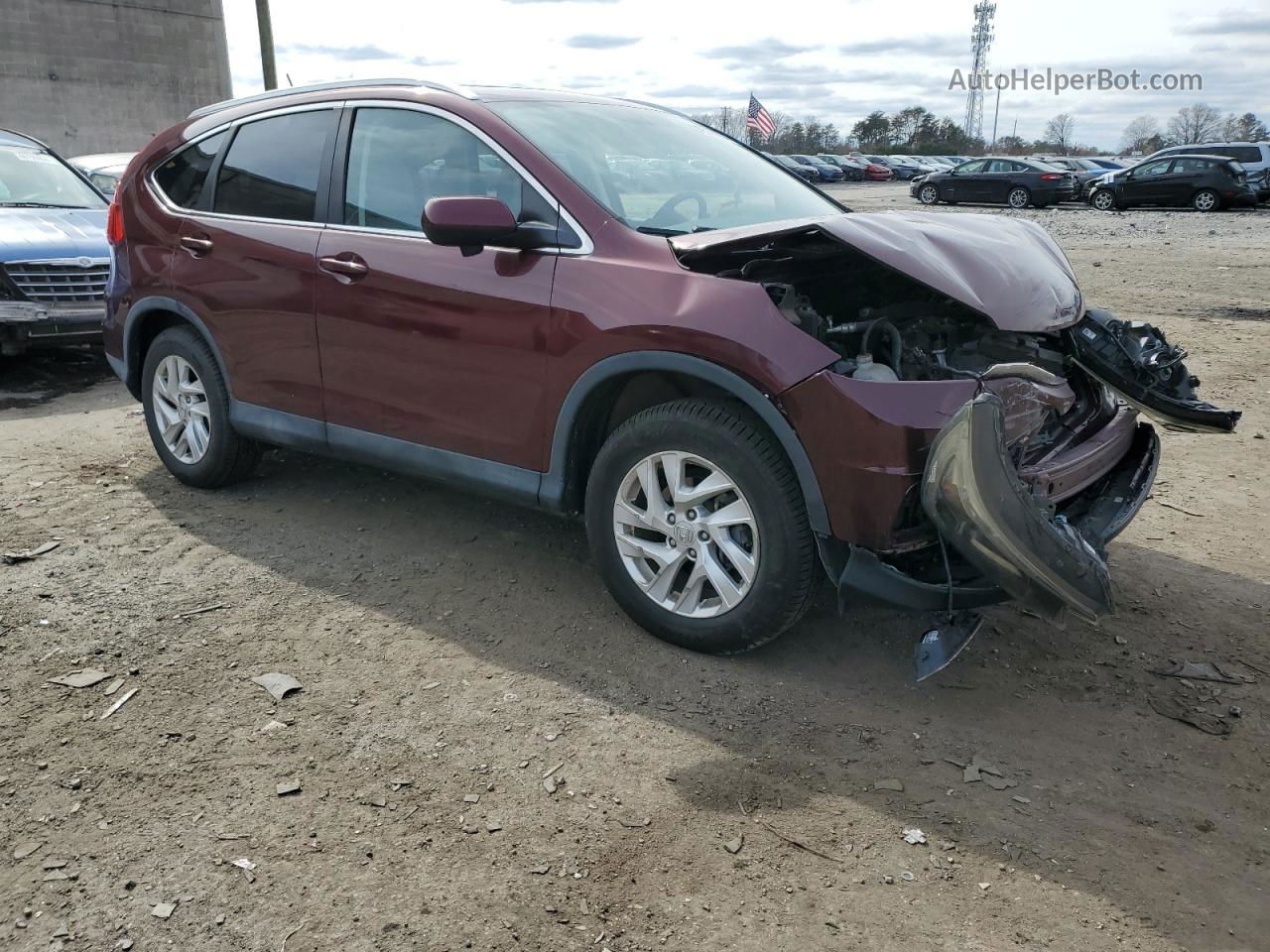 2016 Honda Cr-v Exl Maroon vin: 2HKRM4H79GH698061