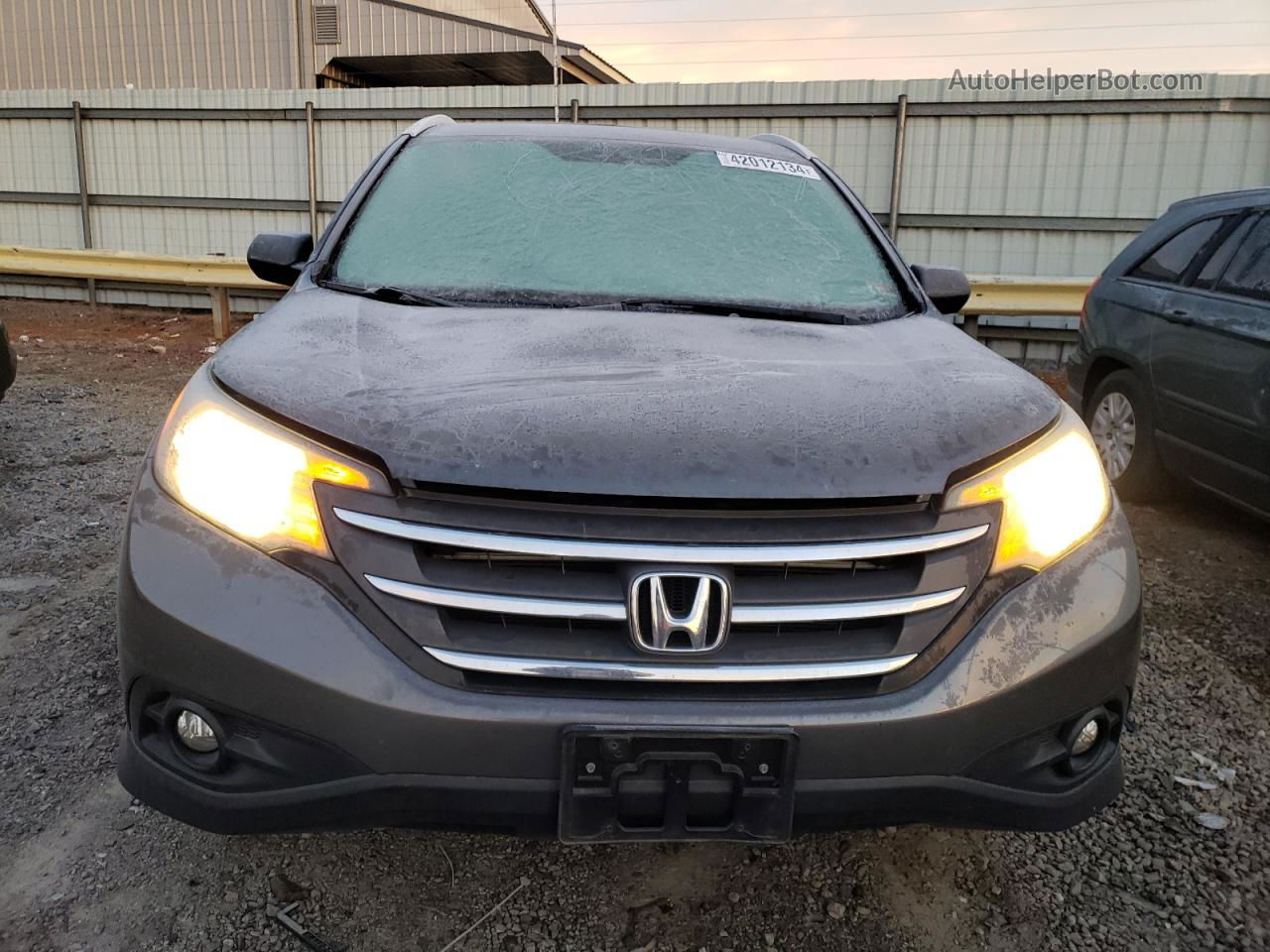 2013 Honda Cr-v Exl Gray vin: 2HKRM4H7XDH636101