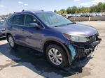 2013 Honda Cr-v Exl Blue vin: 2HKRM4H7XDH643355