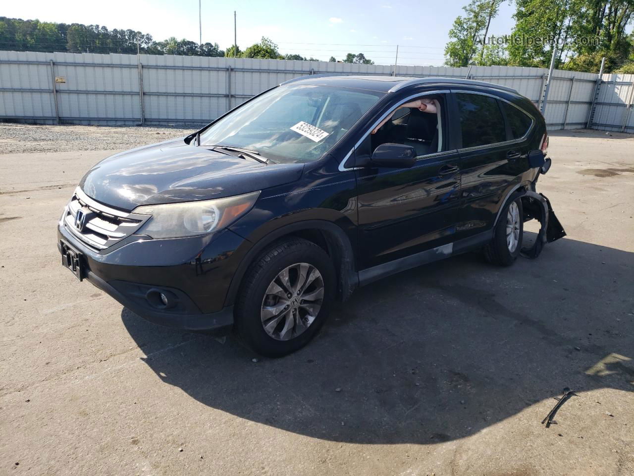 2013 Honda Cr-v Exl Black vin: 2HKRM4H7XDH652251