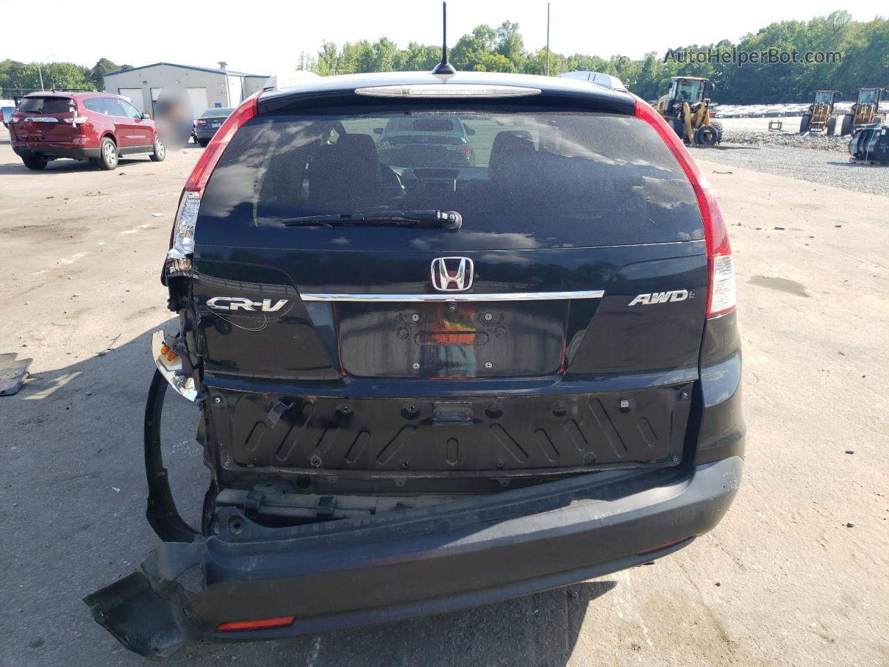 2013 Honda Cr-v Exl Black vin: 2HKRM4H7XDH652251