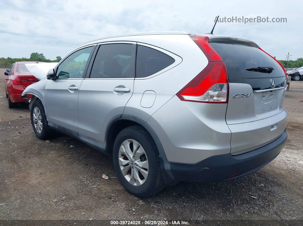 2013 Honda Cr-v Ex-l Silver vin: 2HKRM4H7XDH670698