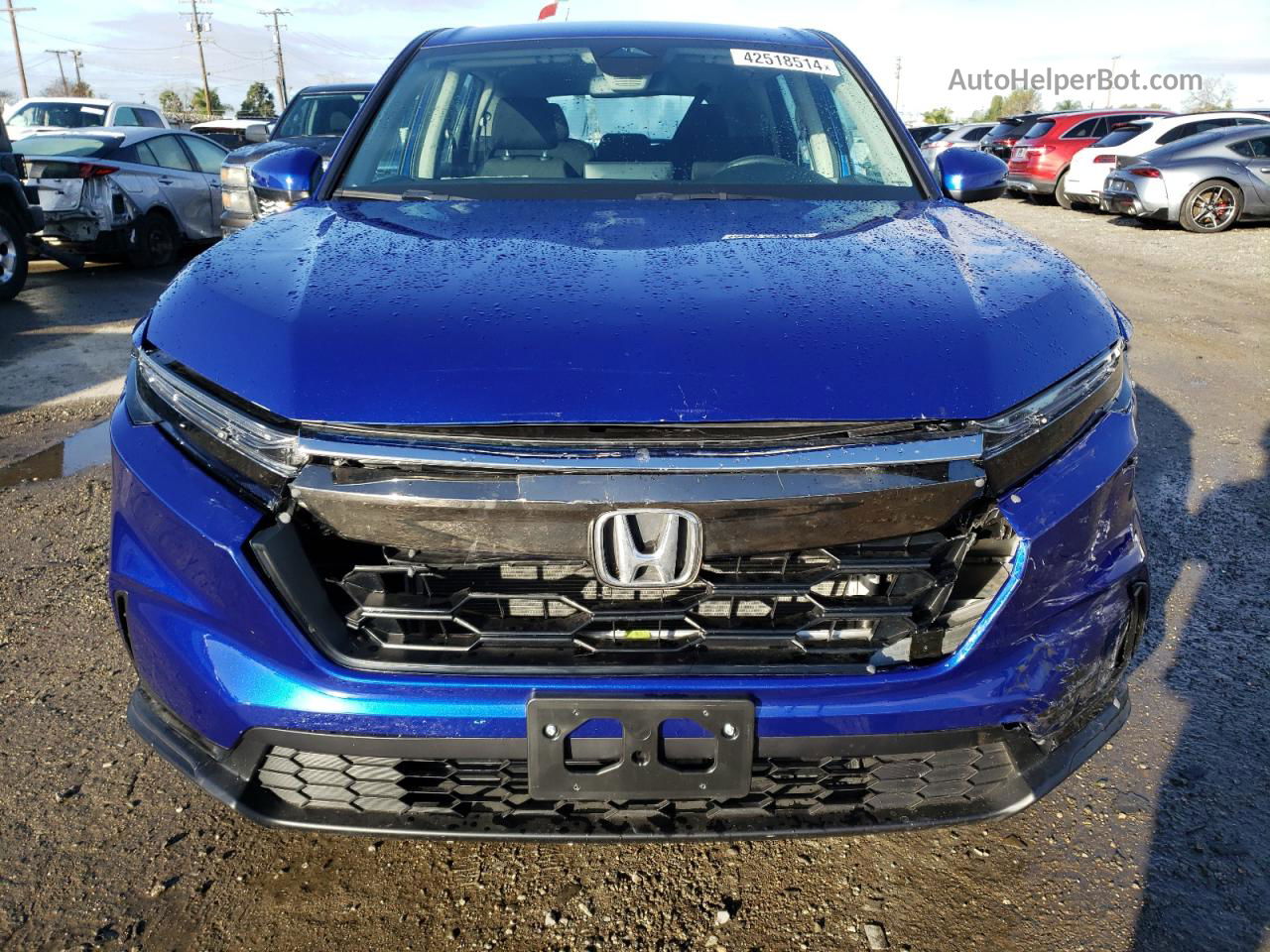 2023 Honda Cr-v Lx Blue vin: 2HKRS3H24PH305345