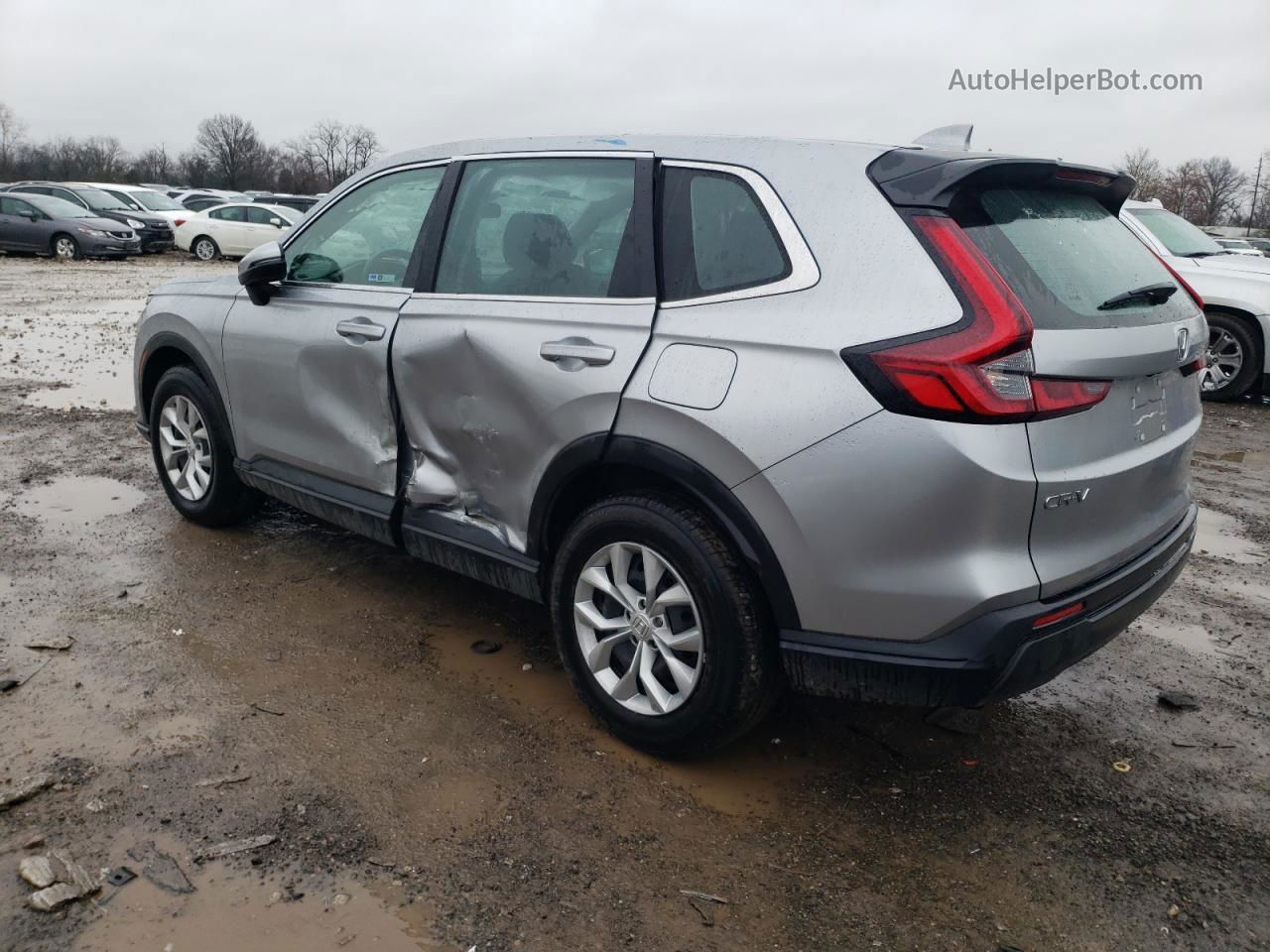 2023 Honda Cr-v Lx Silver vin: 2HKRS4H21PH417557