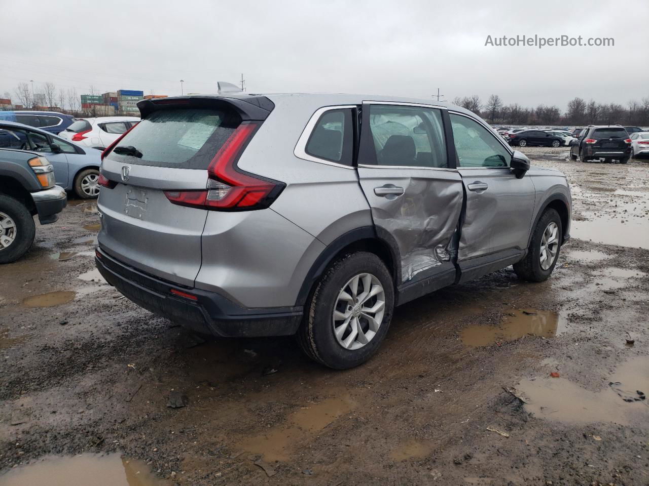 2023 Honda Cr-v Lx Silver vin: 2HKRS4H21PH417557