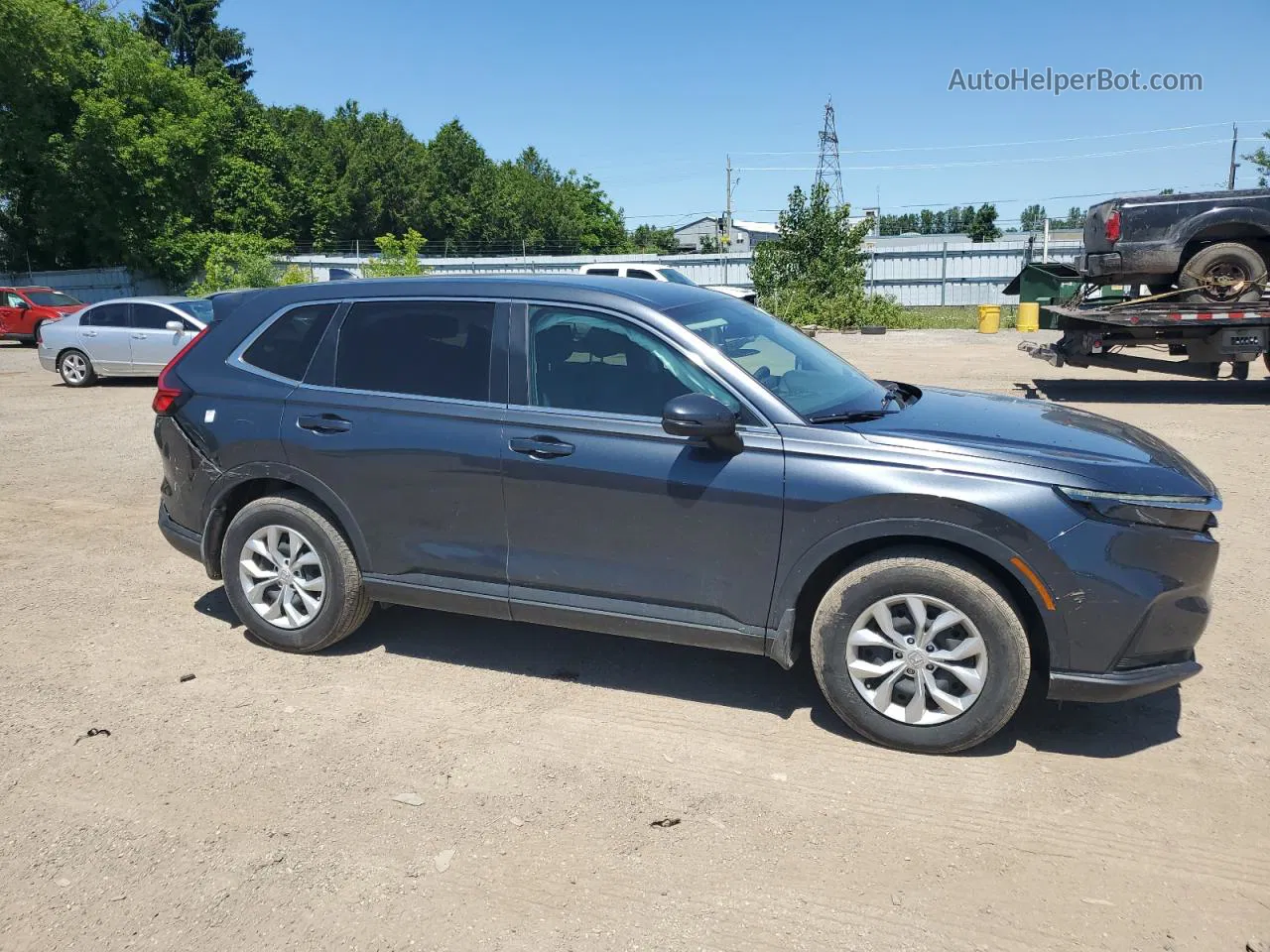 2023 Honda Cr-v Lx Угольный vin: 2HKRS4H29PH119001